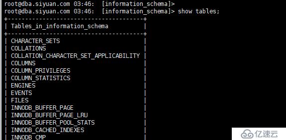 mysql 8.0 四个默认数据库