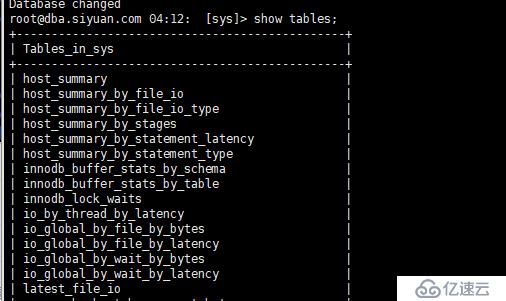 mysql 8.0 四个默认数据库