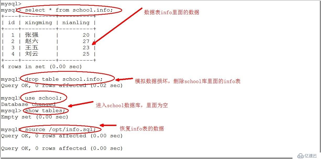 Mysql数据库备份与恢复讲析