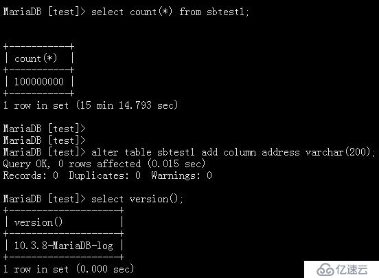 MariaDB 10.3 instant ADD COLUMN亿级大表毫秒级加字段