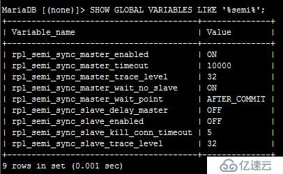 MariaDB 10.3 主从半同步复制