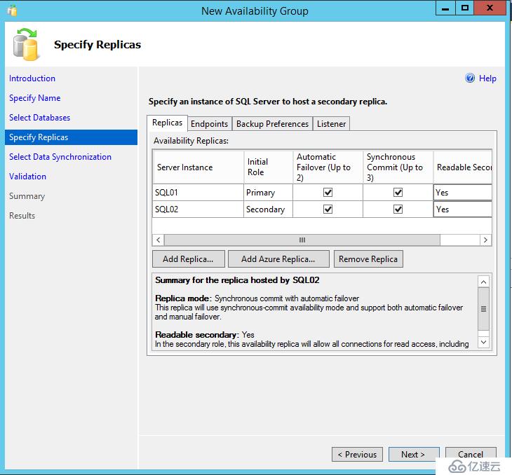 SQL Server Alwayson搭建五：Alwayson配置