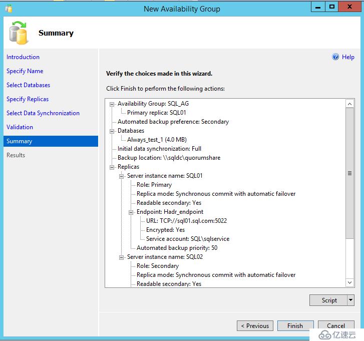 SQL Server Alwayson搭建五：Alwayson配置