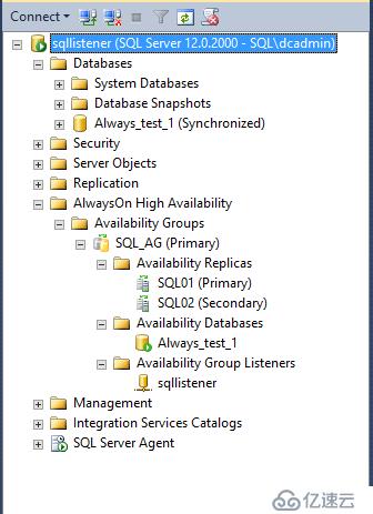 SQL Server Alwayson搭建五：Alwayson配置