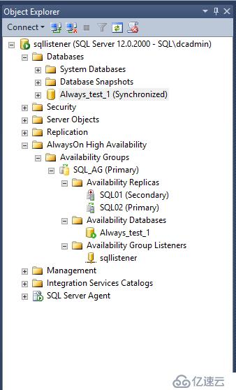 SQL Server Alwayson搭建五：Alwayson配置