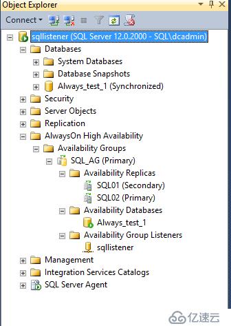 SQL Server Alwayson搭建五：Alwayson配置