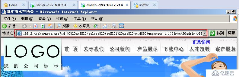 实验十一：sql注入之asp+access案例