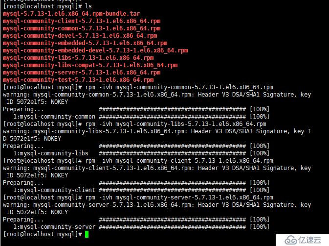 Centos6.5使用光盘挂载镜像配置yum源安装mysql5.7教程