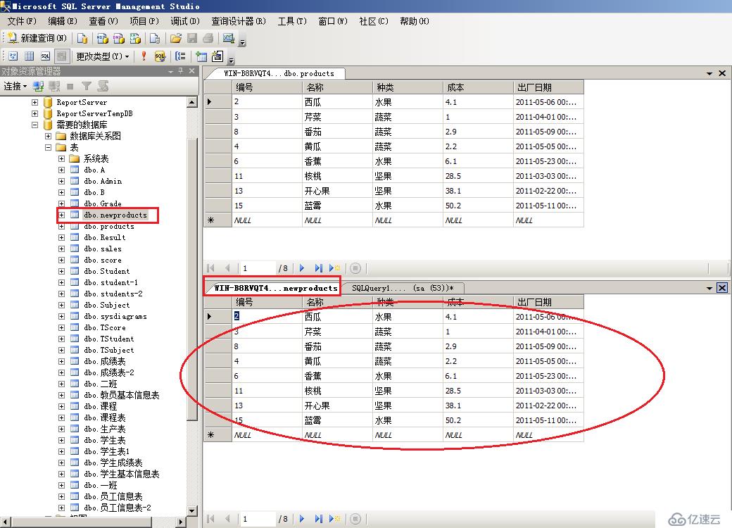 SQLServer之T-SQL增、删、改、查