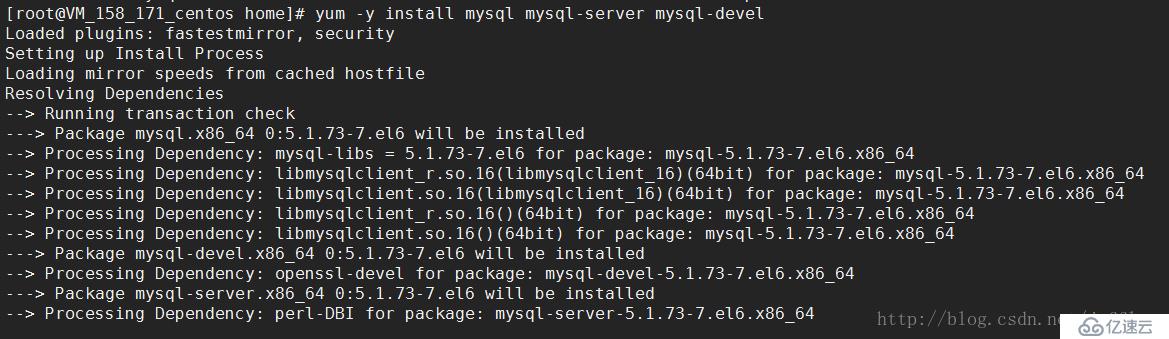 CentOS6.8系统使用yum源安装mysql并实现远程登陆mysql