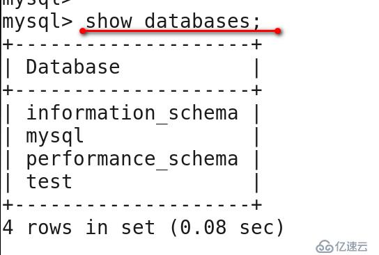 MYSQL数据库基本操作命令