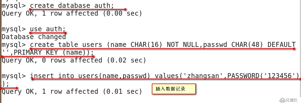 MYSQL数据库基本操作命令