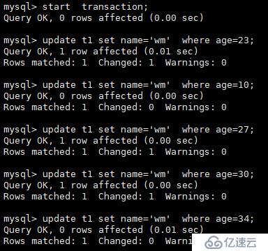 MySQL之insert update  delete 锁表情况