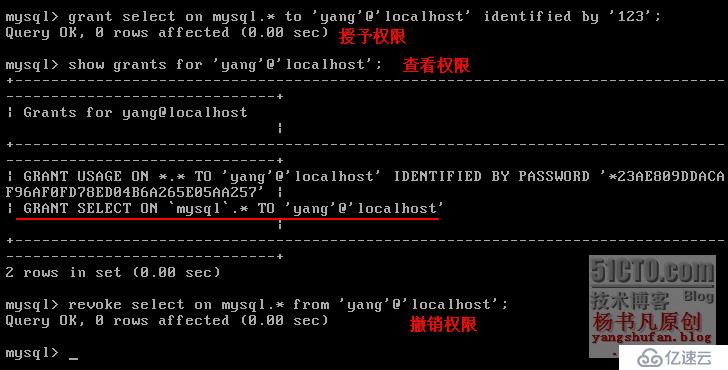 MySQL的权限设置和备份还原