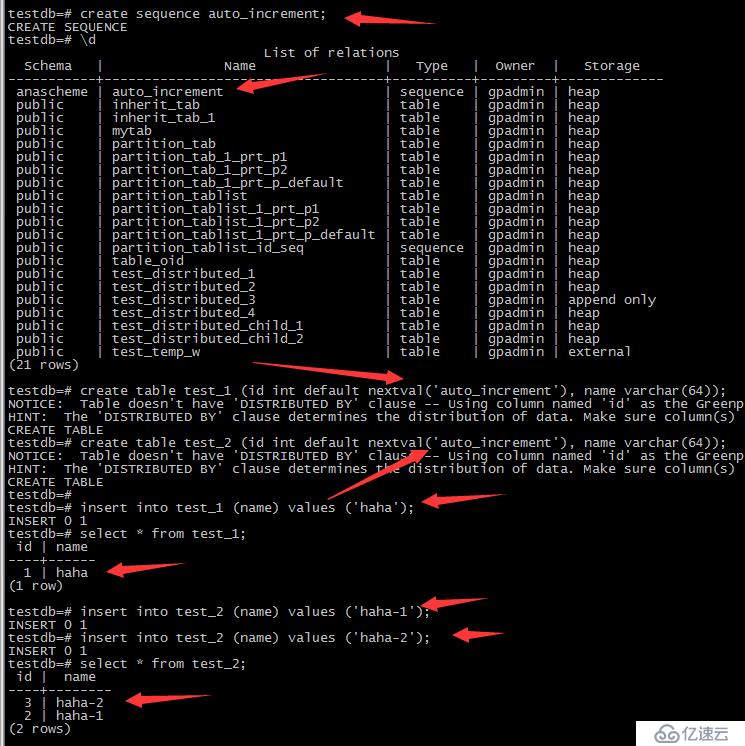 PostgreSQL --序列与自增id的秘密