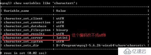 解決mysql5.6.X安裝版本在win7-64bit中設(shè)置utf8編碼的問題