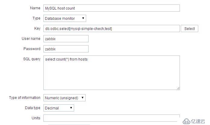 Zabbix 3.2.6通过ODBC监控MySQL&Oracle