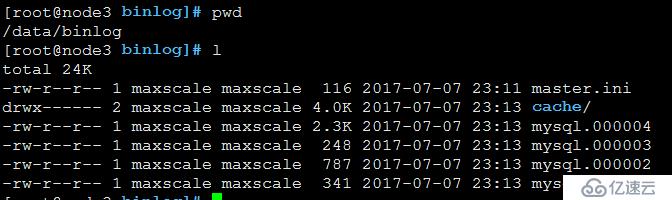 MaxScale binlog server的搭建