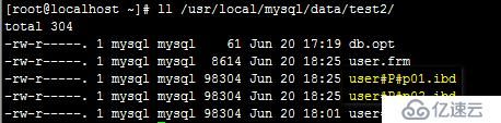 mysql分区及分表（一）