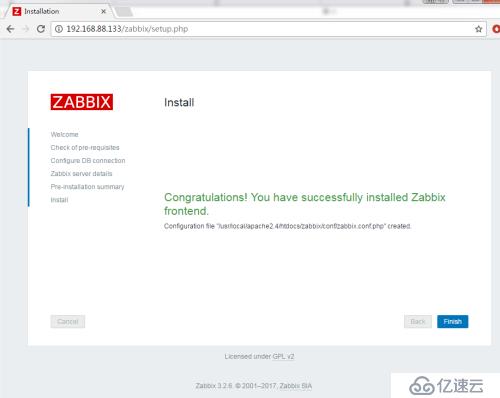 Zabbix 3.2 监控部署