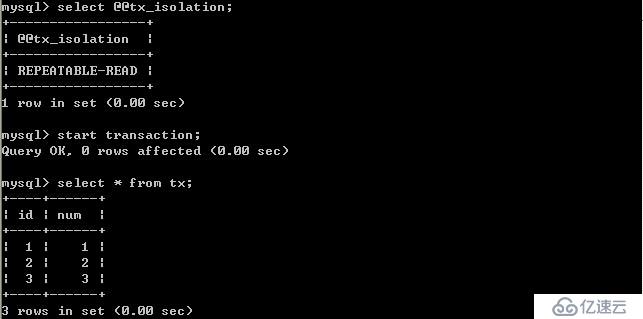 Linux命令：MySQL系列之九--MySQL隔离级别及设置