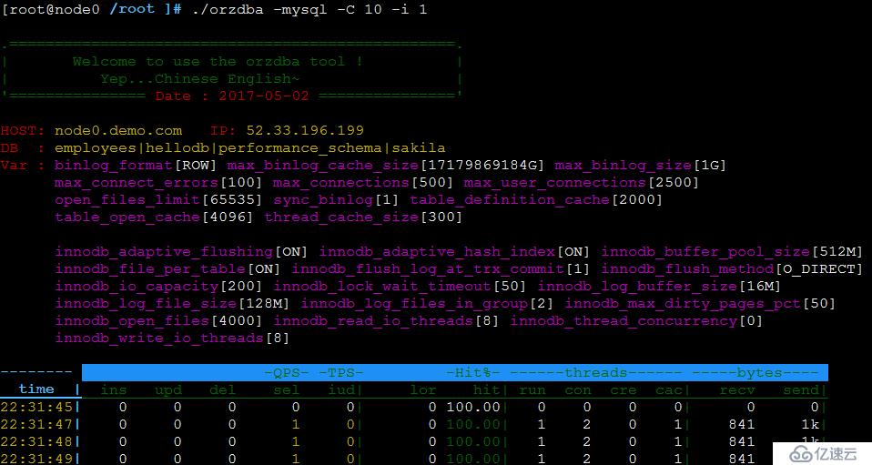 MySQL性能分析、及調(diào)優(yōu)工具使用詳解