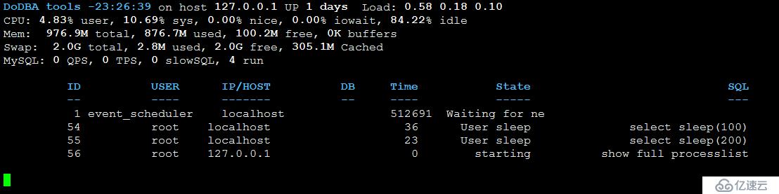 MySQL性能分析、及調(diào)優(yōu)工具使用詳解