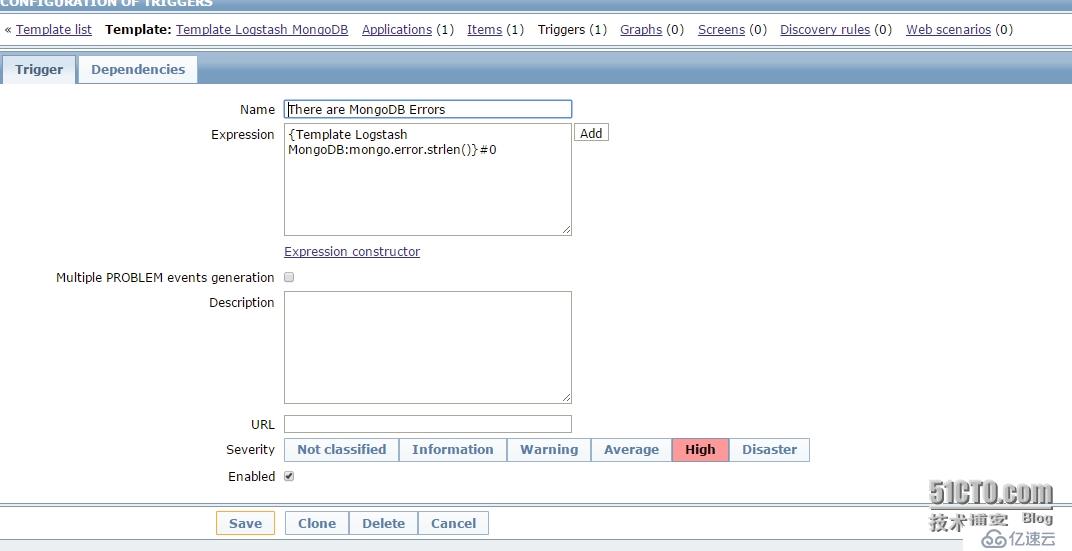 使用Logstash收集MongoDB日志并通过Zabbix报警