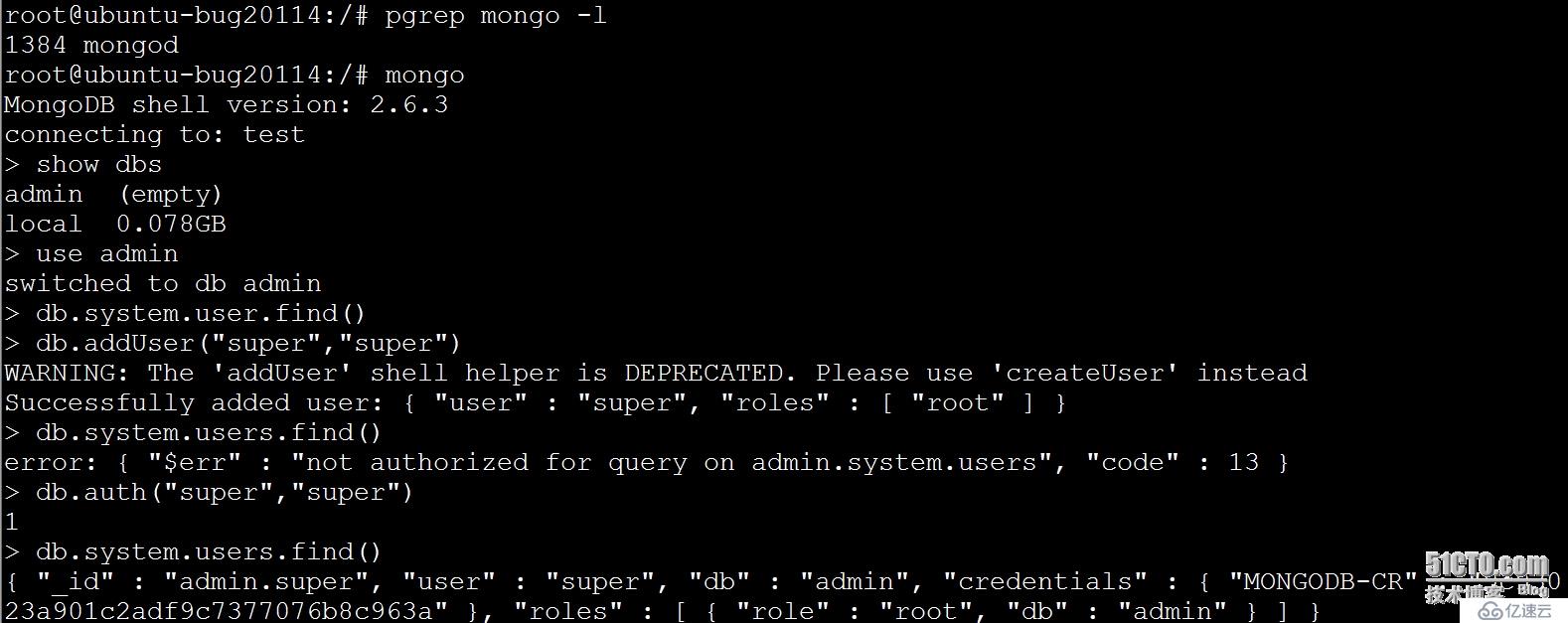 Ubuntu  apt-get 安装Mongodb