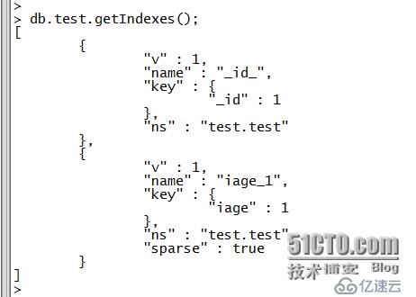 mongodb 索引相关