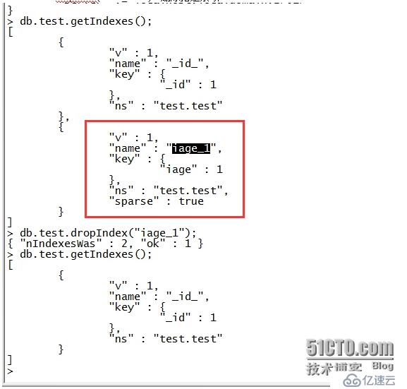 mongodb 索引相关