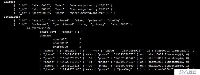 MongoDB分片中遇到的问题集锦