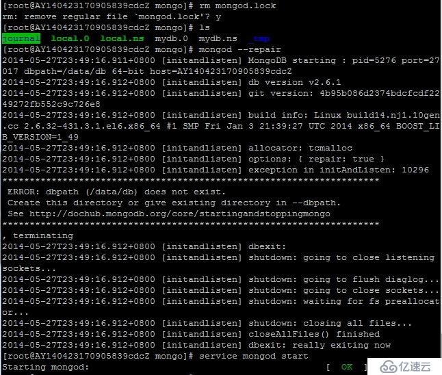 CentOS安裝MongoDB后無法啟動服務(wù)的解決辦法