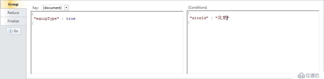 MongoVUE下实现MongoDB的Group分组查询