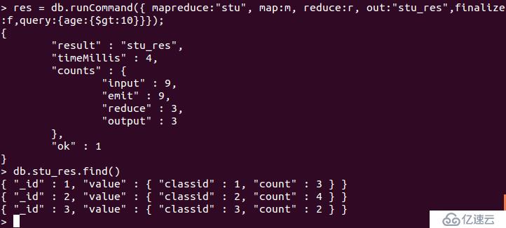 MongoDB实战（4）MapReduce