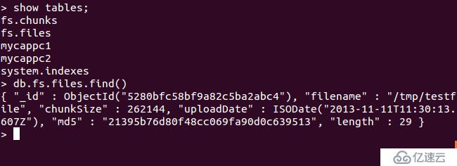 MongoDB实战（3）固定集合与GridFS