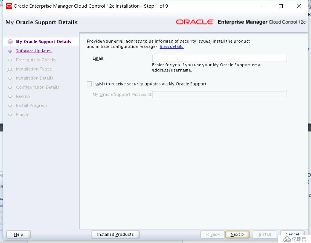 Oracle 12C OEM 安装