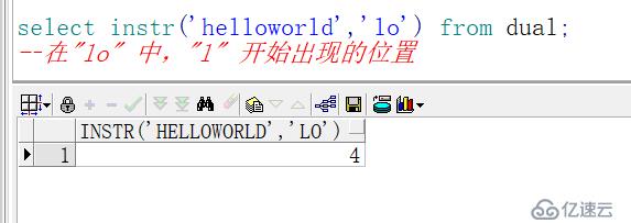 Oracle中的instr()函数