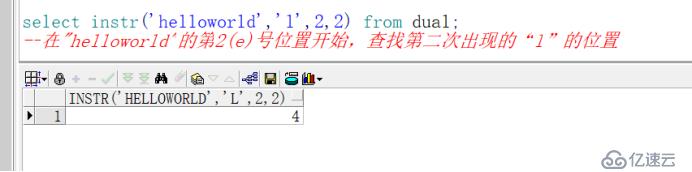Oracle中的instr()函数