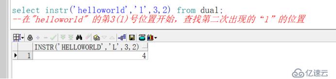 Oracle中的instr()函数