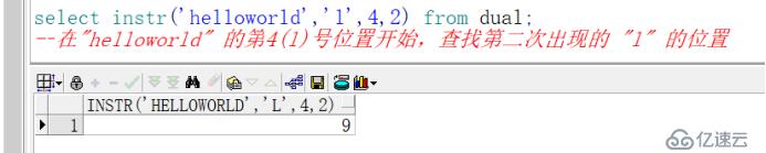 Oracle中的instr()函数