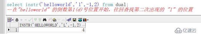 Oracle中的instr()函数