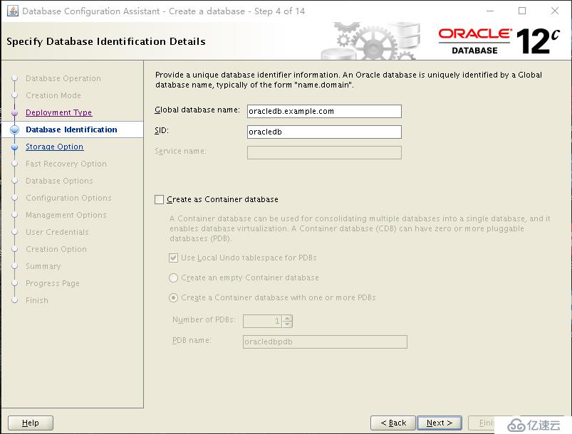 在Linux上安装Oracle12cR2，创建非容器数据库实例，配图