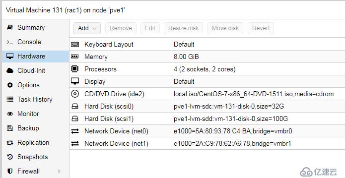 ProxmoxVE 之 安装oracle12C rac集群