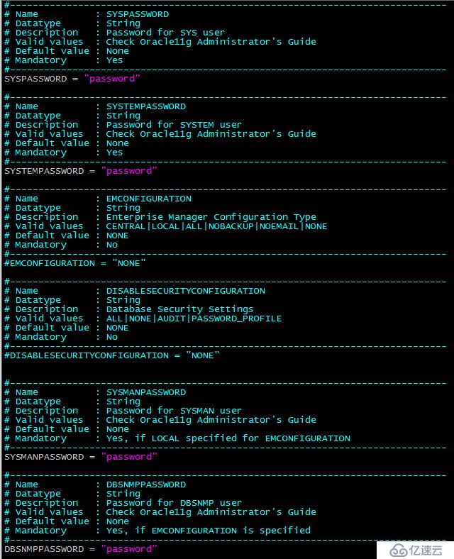 linux CentOS7最小化安装环境静默安装Oracle11GR2数据库（静默创建实例）