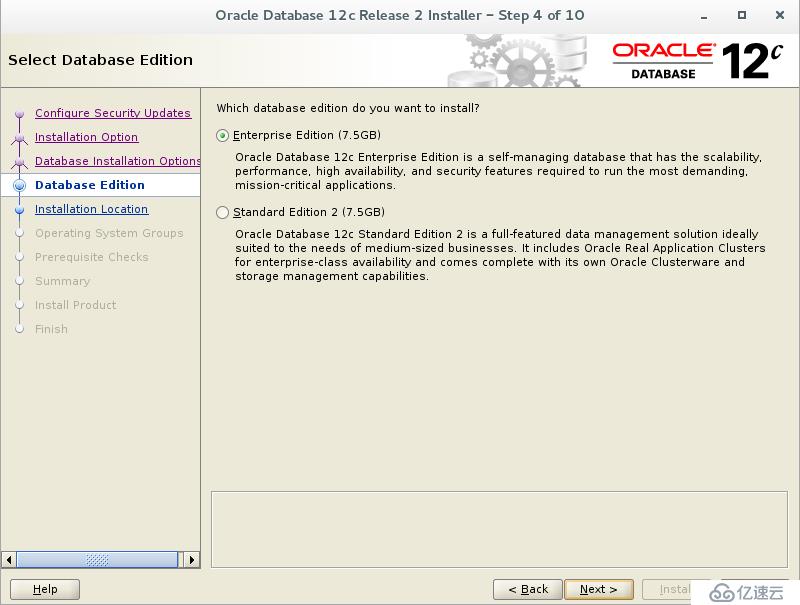 rhel7.2安装oracle 12C