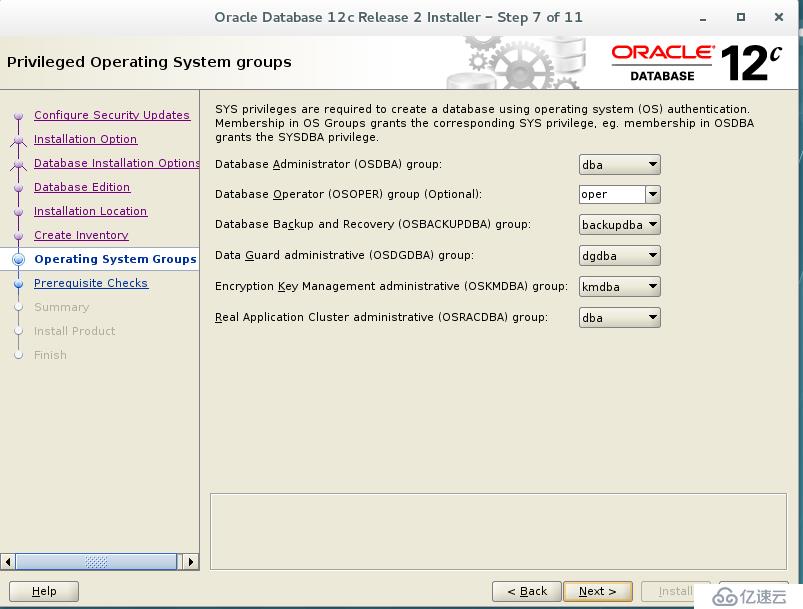 rhel7.2安装oracle 12C