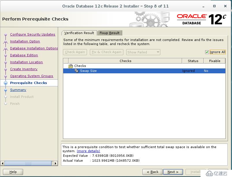 rhel7.2安装oracle 12C