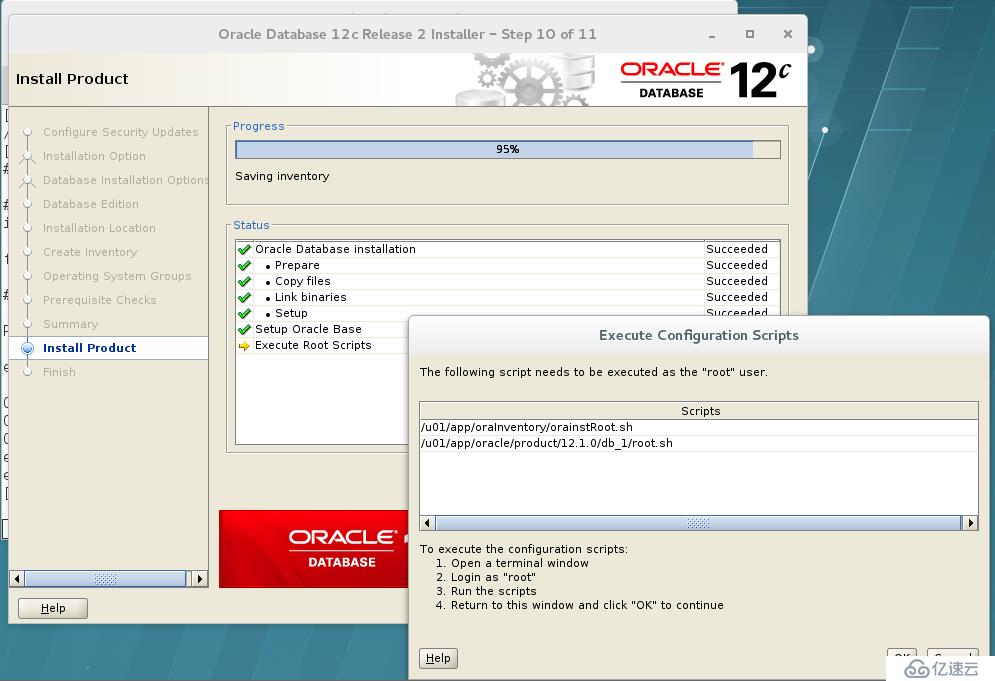 rhel7.2安装oracle 12C