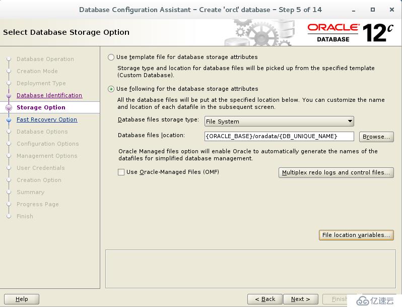 rhel7.2安装oracle 12C